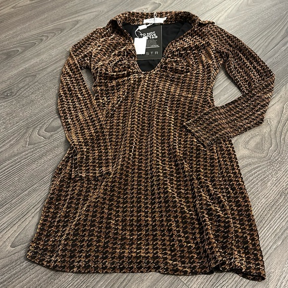 Copper Sparkly Dress - Picture 1 of 3